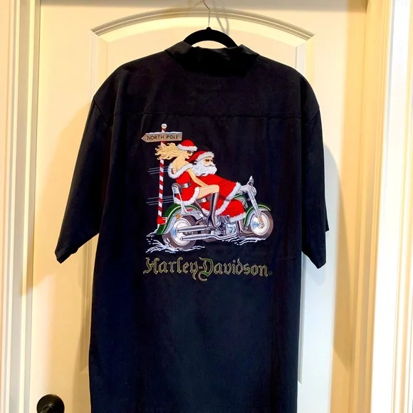 NWT Tori Richard Harley Davidson Mischief Shirt - Picture 1 of 15